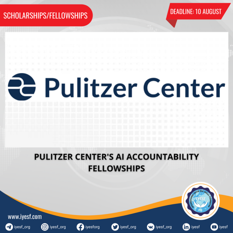 Apply for the Pulitzer Center’s AI Accountability Fellowships