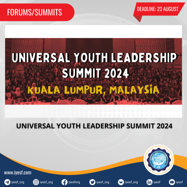 Applications are Open for the Universal Youth Leadership Summit 2024