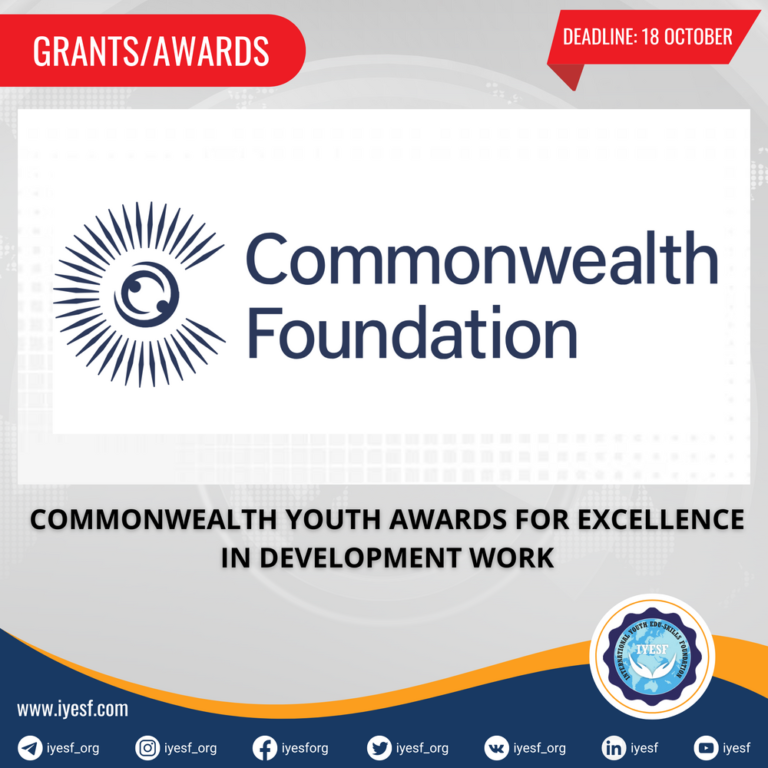 Apply for the Commonwealth Youth Awards for Excellence in Development Work