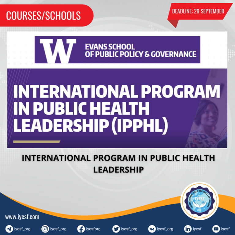 Apply for the International Program in Public Health Leadership