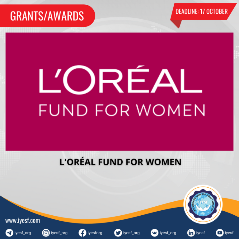 Applications are Open for the L’Oréal Fund for Women