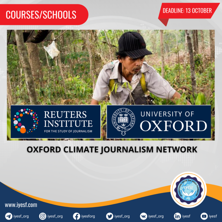 Applications are Open for the Oxford Climate Journalism Network