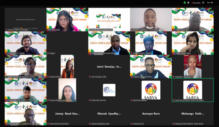 IYESF and SABYA Successfully Hosted the South Africa—India Youth Forum 2024