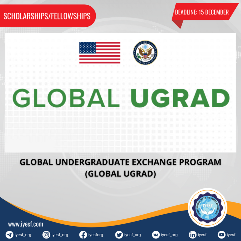 Applications are Open for the Global Undergraduate Exchange Program (Global UGRAD)