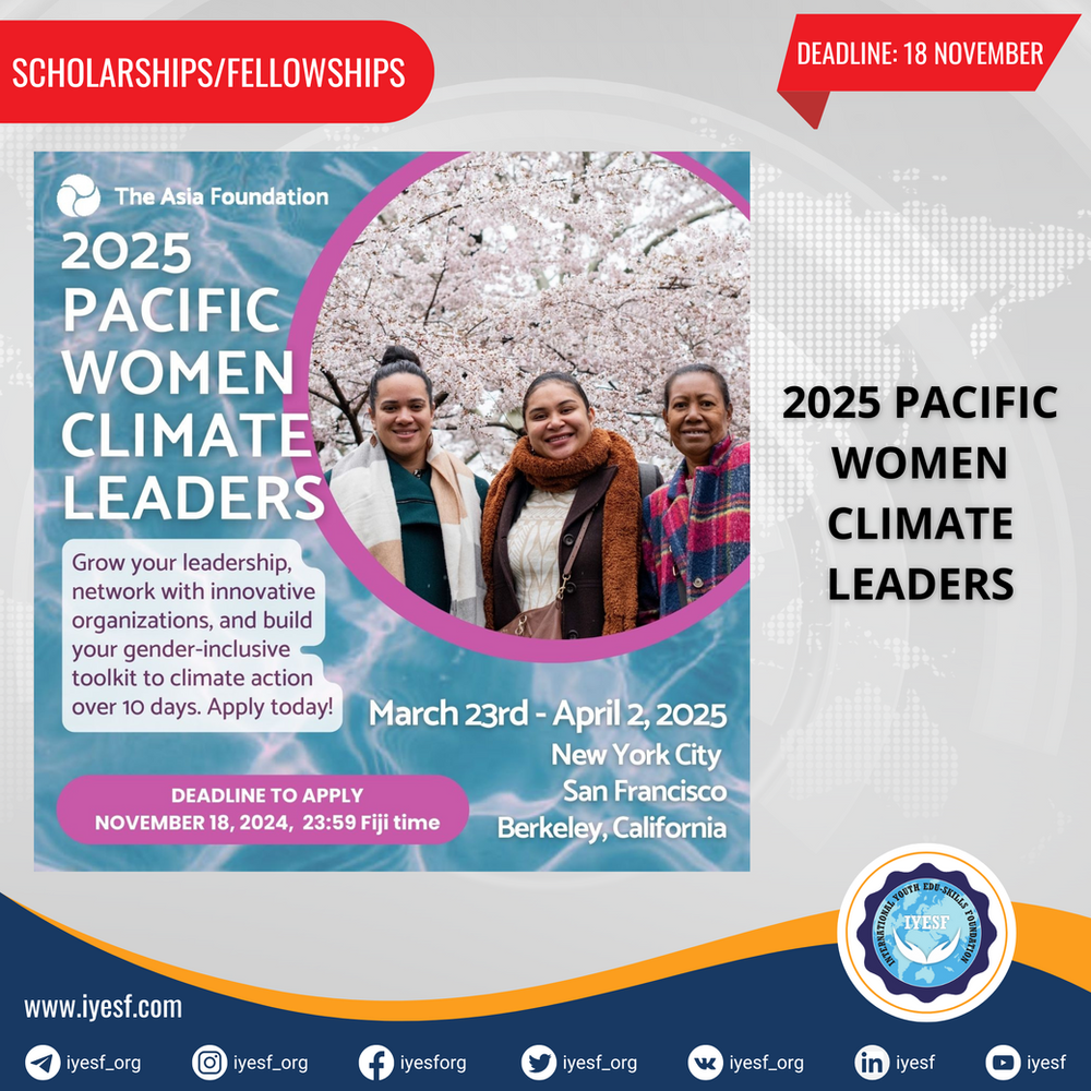 applications-are-open-for-the-2025-pacific-women-climate-leaders-fellowship-program